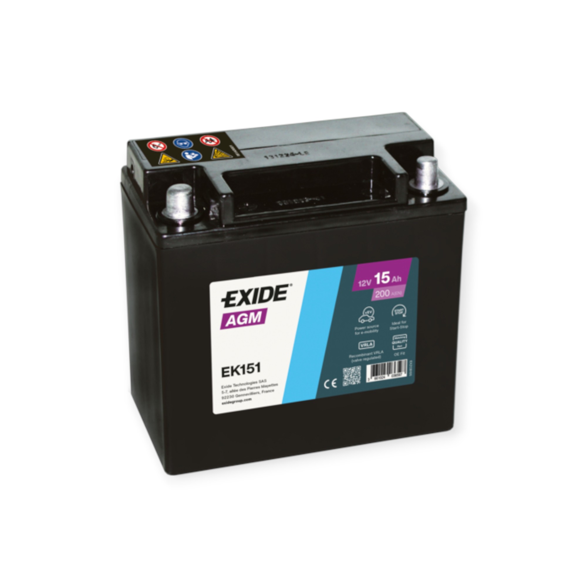 AKÜ START/STOP (AGM) 12V14AH